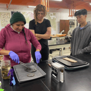 Art+Fog Collective, working with UCSC Norris Center for Natural History, summer 2025